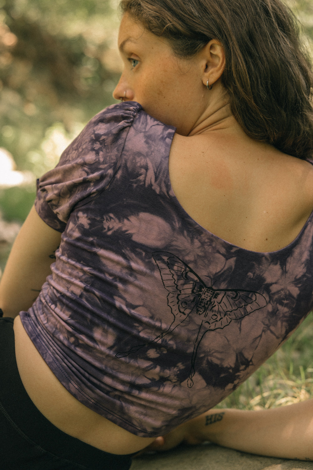 Grape Comet Moth Peasant Top