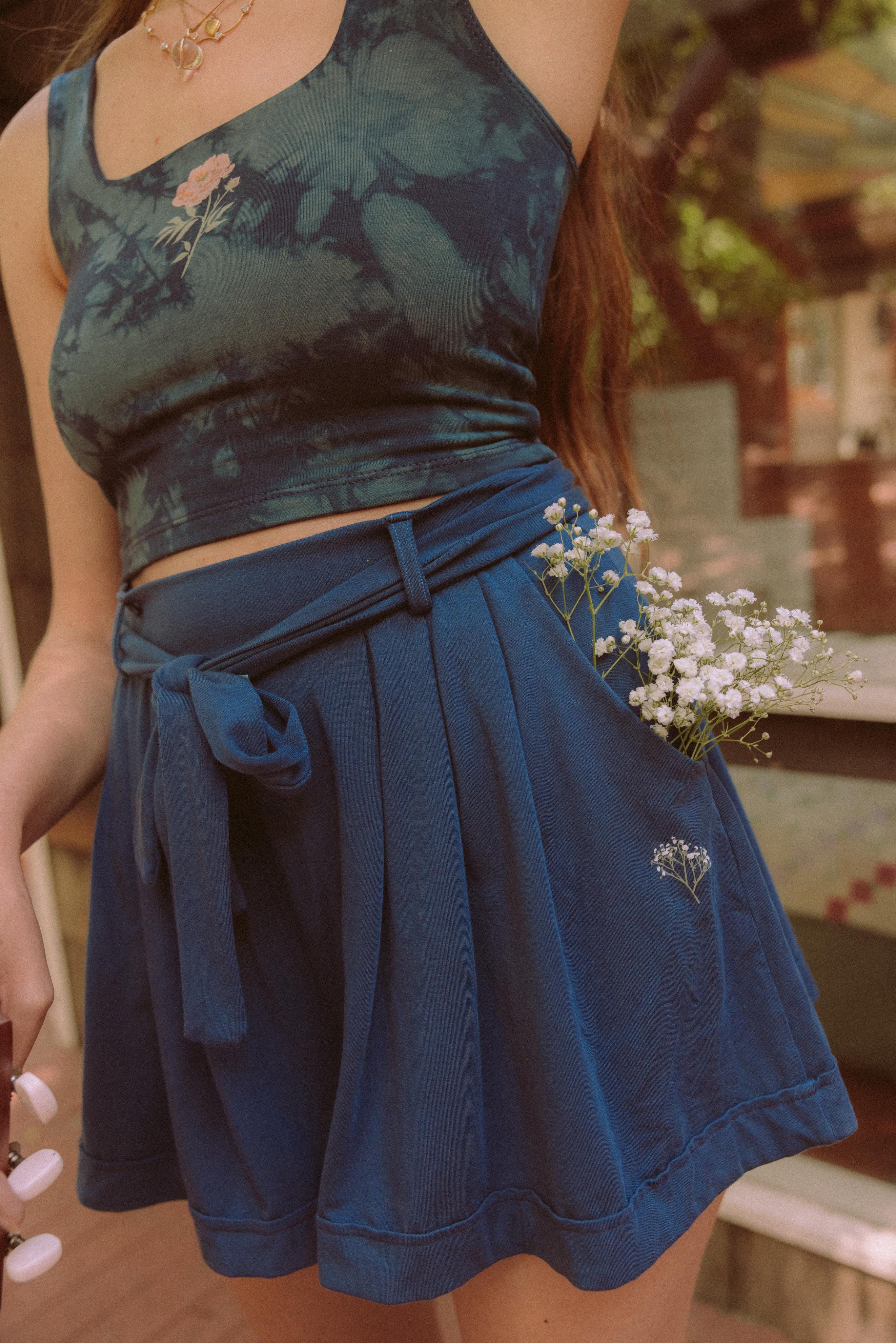 Indigo Sailor Shorts