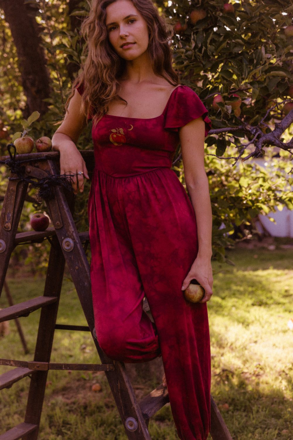 Harvest Moon Apple Aphrodite Jumpsuit