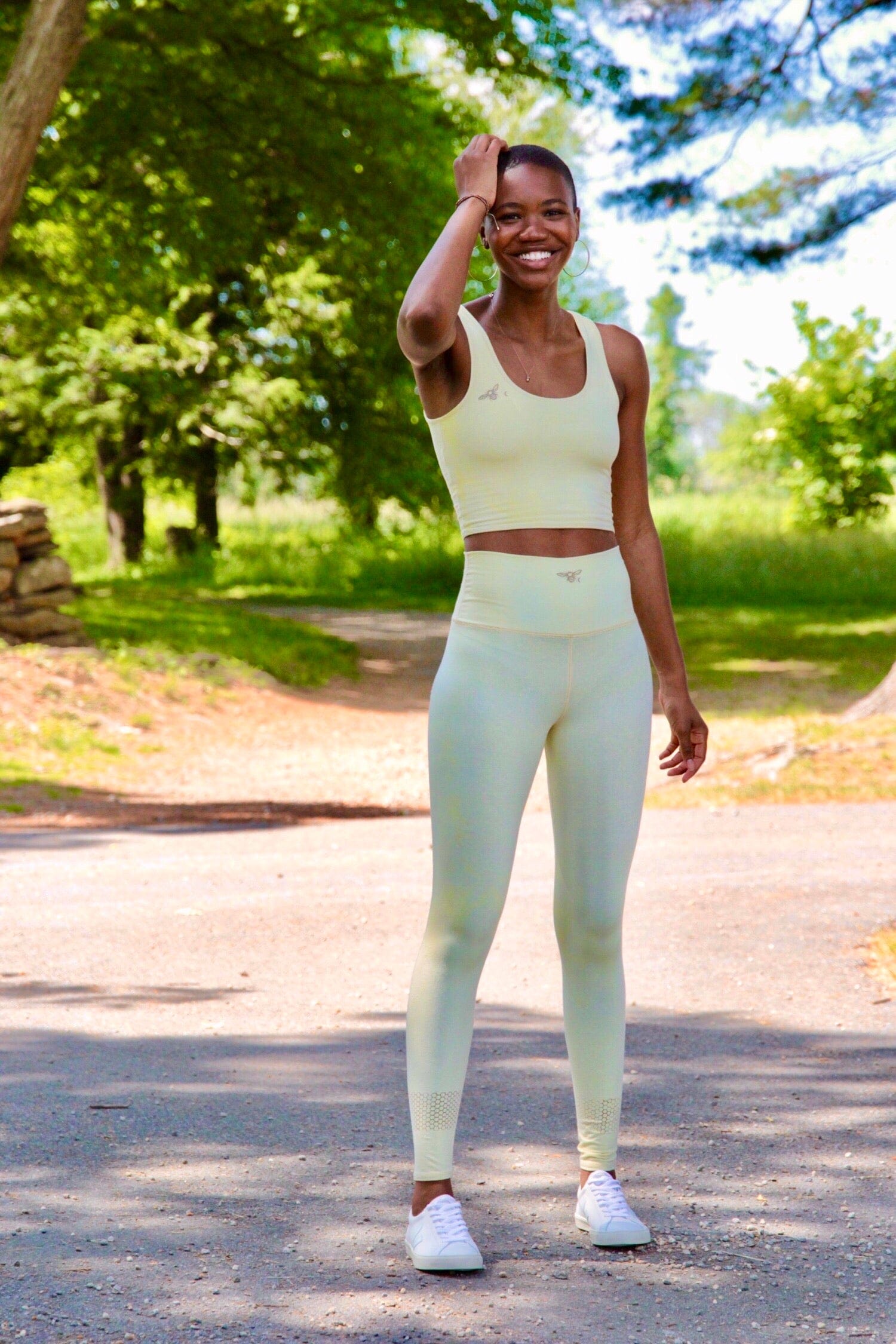 Women's sustainable yoga wear. Eco friendly and fair trade.